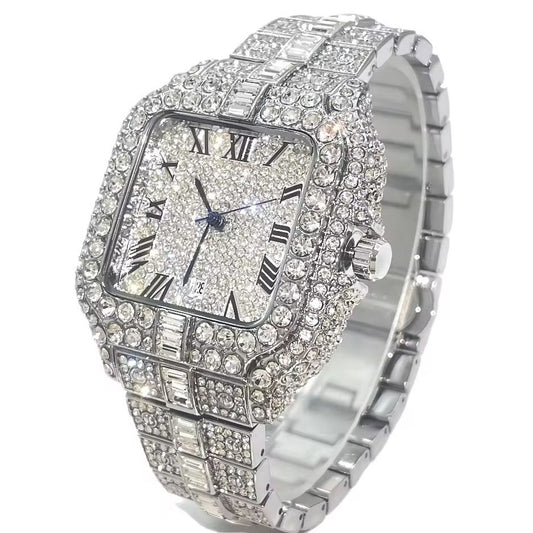 Moissanite Iced Out watch